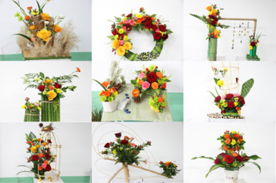 競專業技能，展花藝風采——記酒泉市職業院?；ㄋ嚰寄艽筚愻叩?4屆教學主題月活動